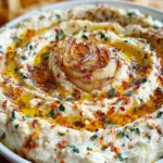Irresistible Roasted Onion and Garlic Dip Recipe First Image