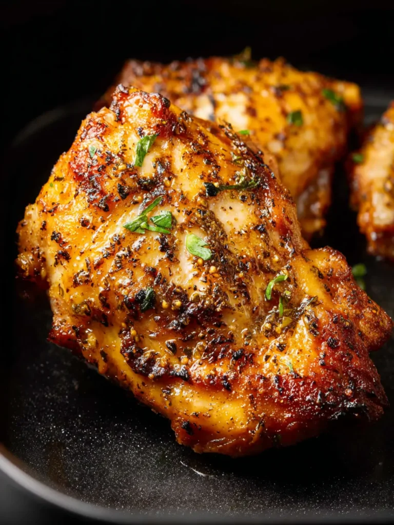 Boneless Air Fryer Chicken Thighs First Image