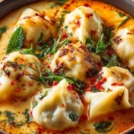 Coconut Curry Soup with Dumplings First Image