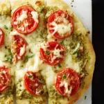 Three Cheese Pesto Flatbread First Image