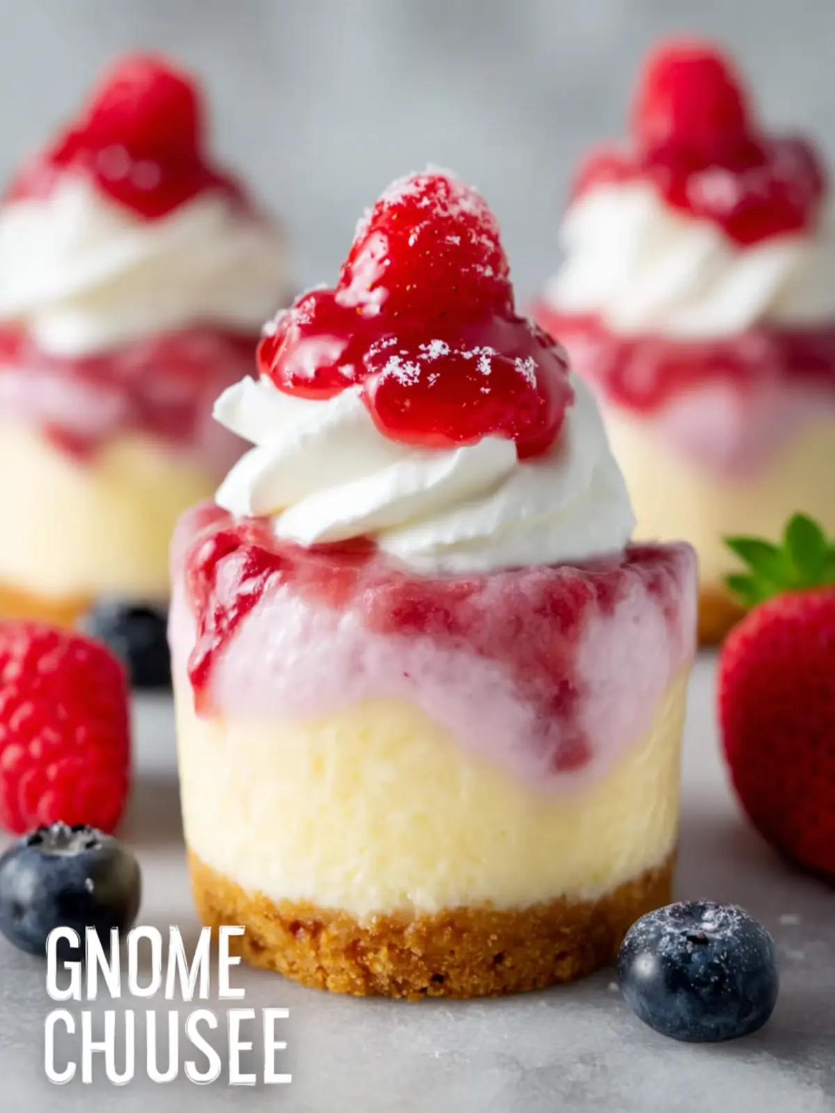 Gnome Cheesecake Fluff Cups First Image