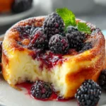 Easy Homemade Blackberry Clafoutis First Image