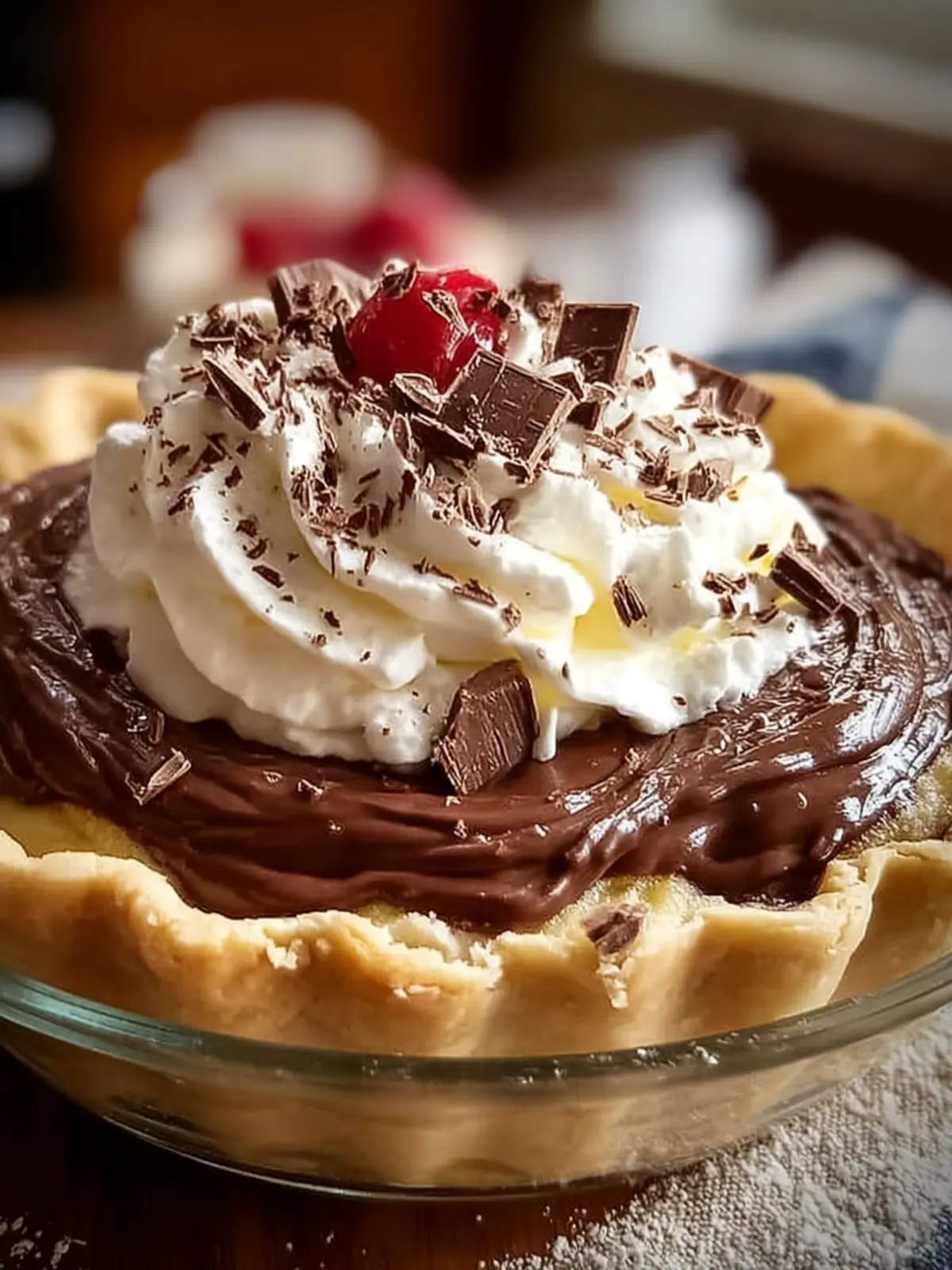 Old Fashioned Chocolate Pie First Image
