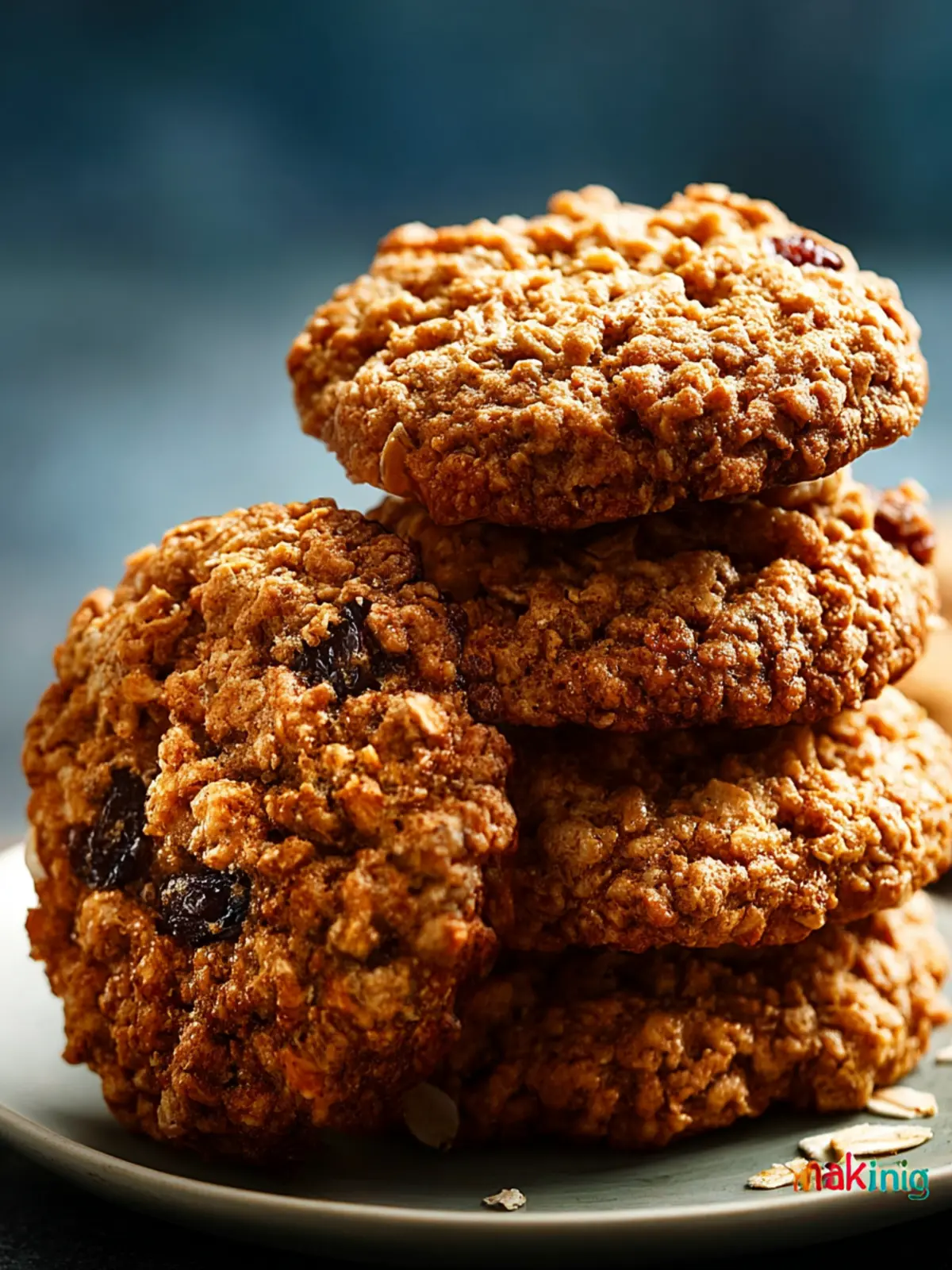 Healthy Oatmeal Cookies First Image
