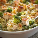 Creamy Chicken Alfredo Bake with Broccoli First Image