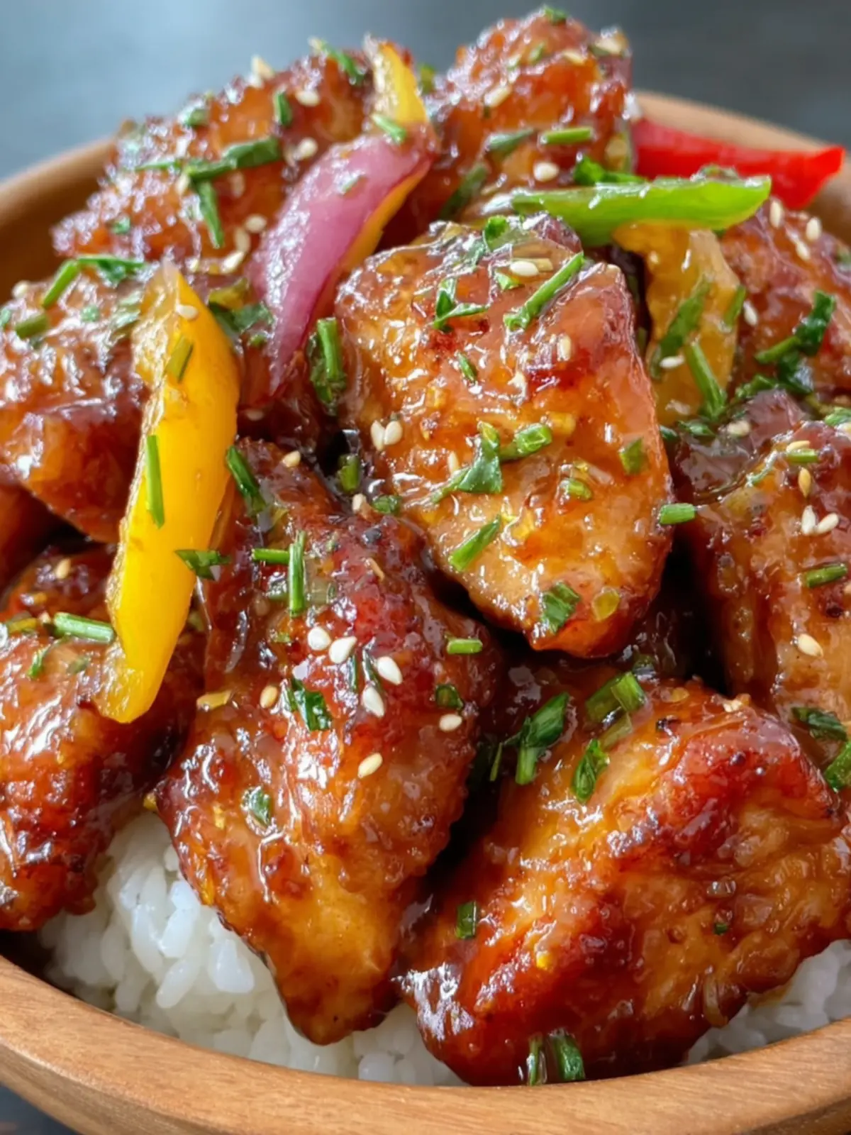 Crock Pot Bourbon Chicken First Image