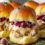 Savory Turkey Cranberry Sliders for Holiday Gatherings First Image