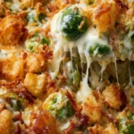Cheesy Brussels Sprout Casserole First Image