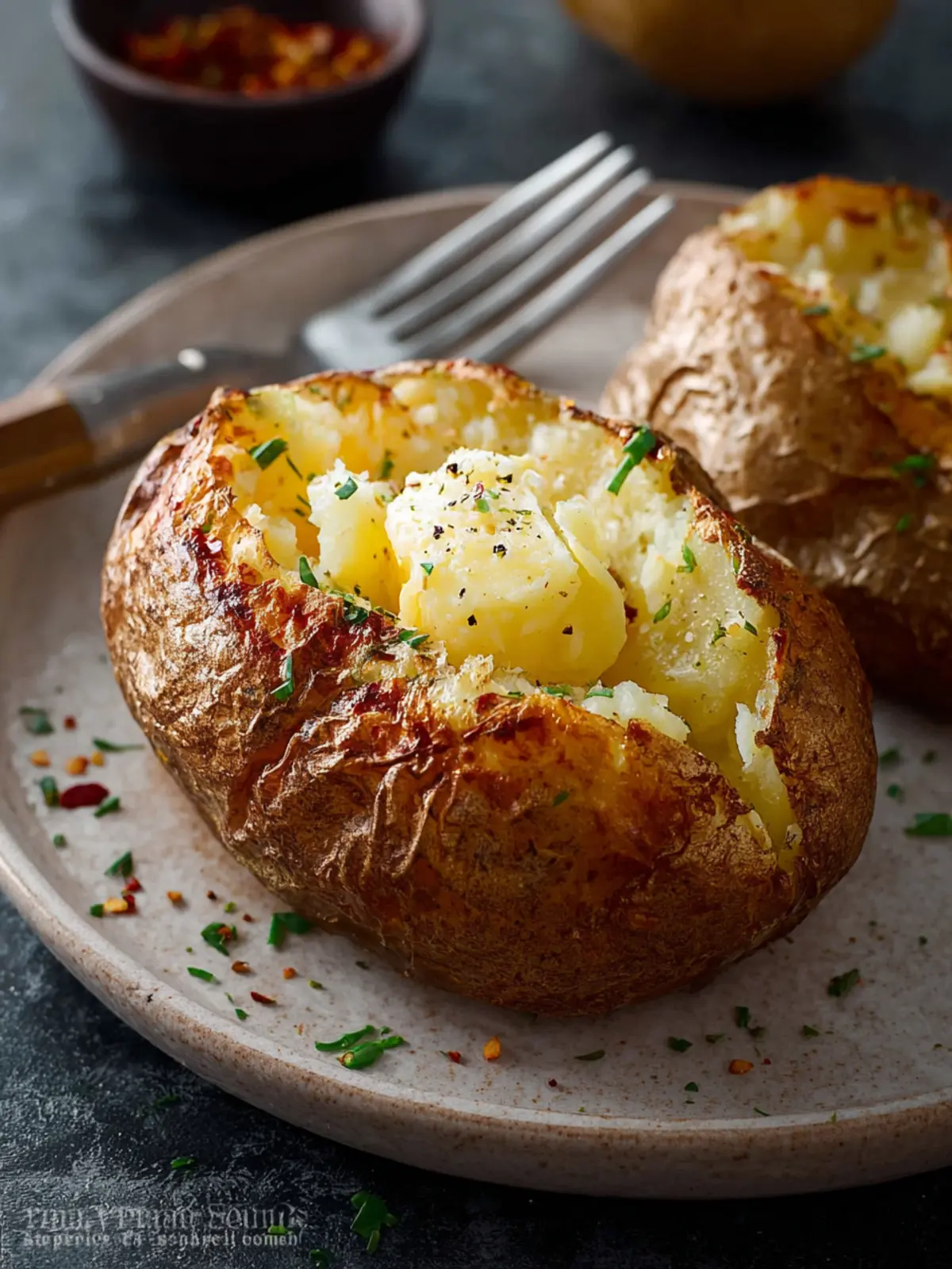 Air Fryer Baked Potatoes First Image