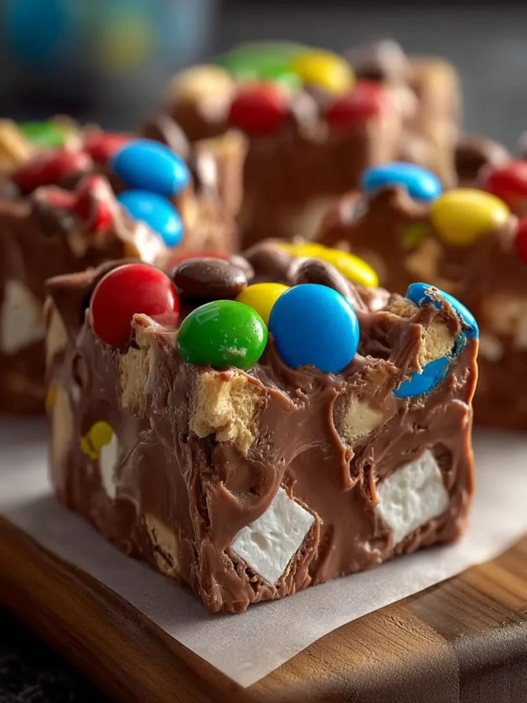 Chocolate Marshmallow M&M Fudge First Image