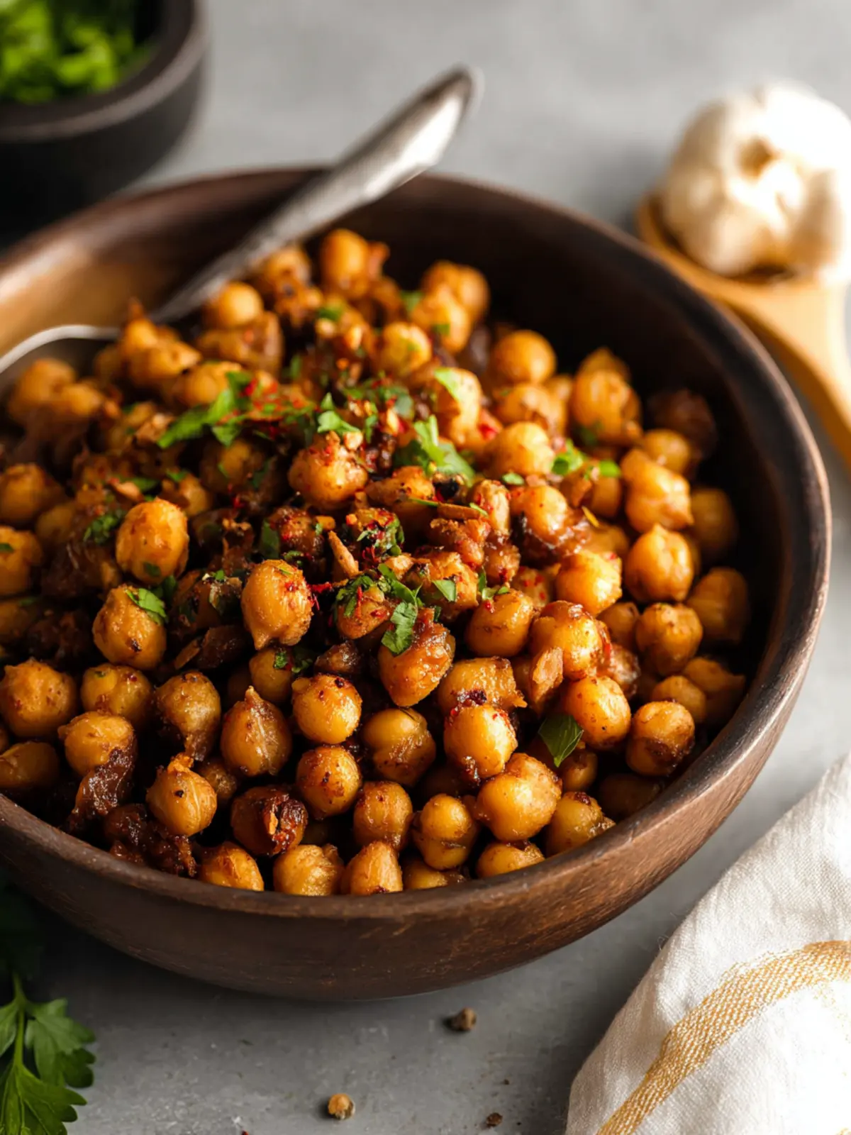 Easy Spiced Chickpeas First Image
