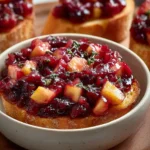 Elevate Appetizers: Apple Cranberry Chutney with Crostini First Image