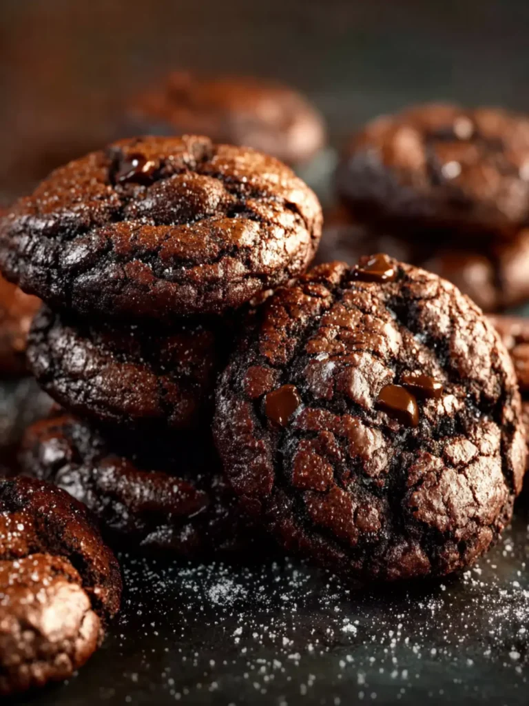 Fudgy Mocha Brownie Cookies First Image