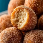 Homemade Cinnamon Sugar Donut Holes First Image