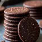 Irresistible Dark Chocolate Shortbread Cookies Recipe First Image