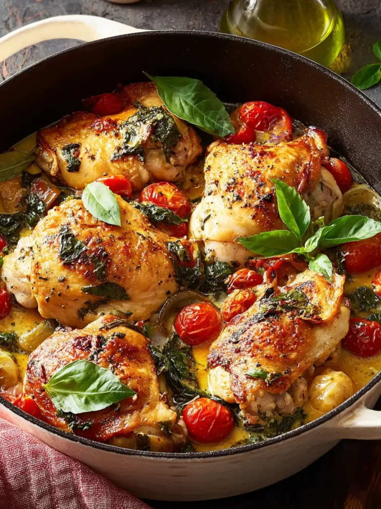 Irresistible One-Pot Italian Chicken Recipe for Family Meals First Image
