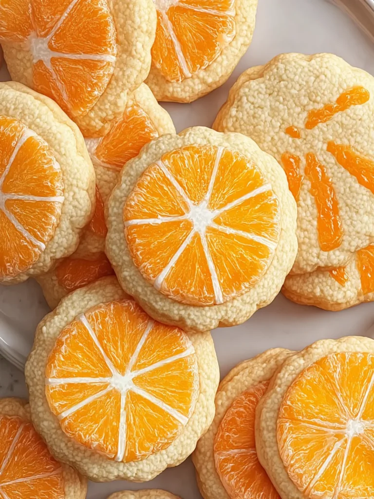 Irresistible Orange Slice Cookies for a Sunny Delight First Image