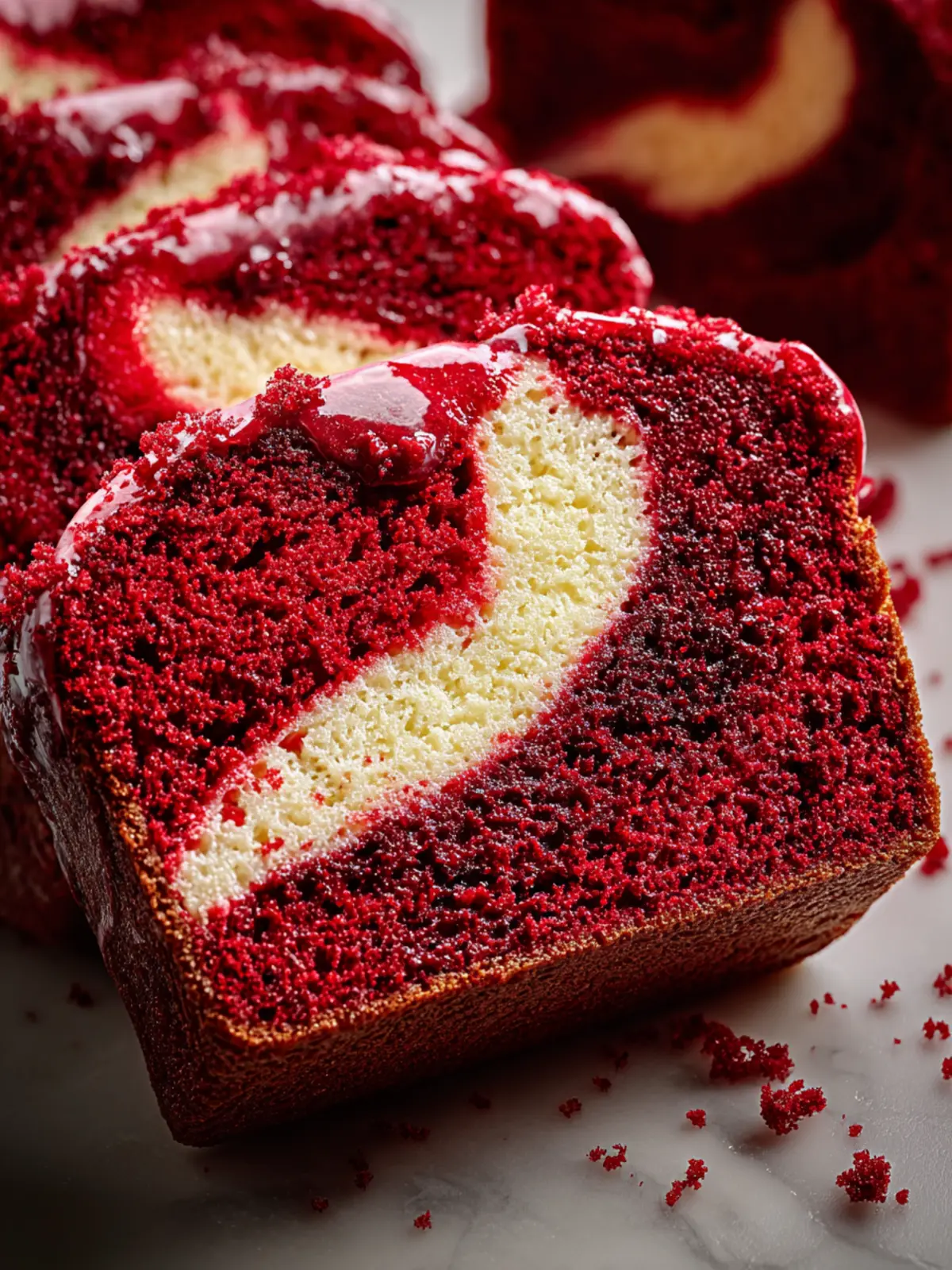 Irresistible Red Velvet Loaf Cake Recipe for Sweet Decadence First Image