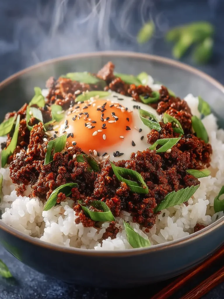 Korean Ground Beef Bowl – Quick, Flavorful, and Easy First Image