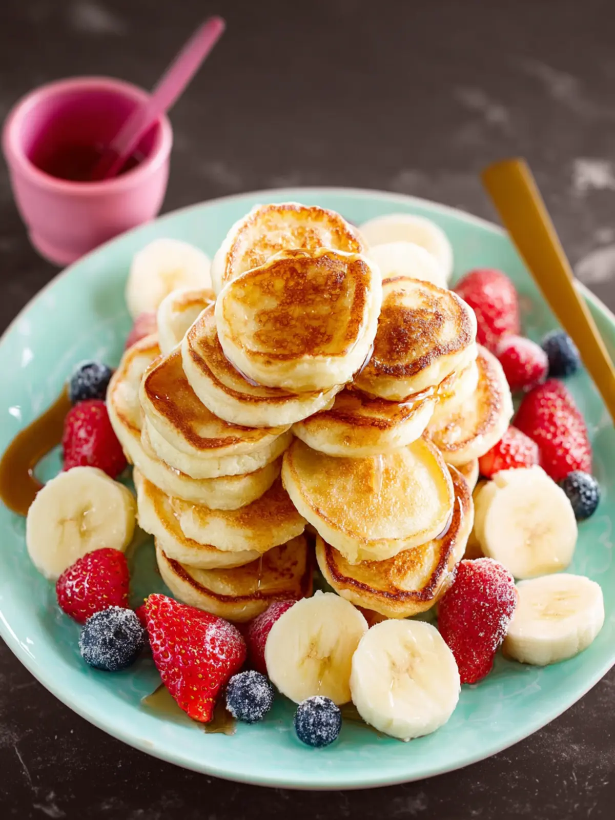 Mini Pancakes with Fruit: Irresistibly Fluffy and Fun!