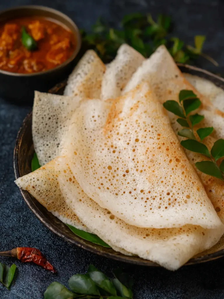 Neer Dosa Recipe (Authentic Mangalorean Soft Rice Crepes) First Image