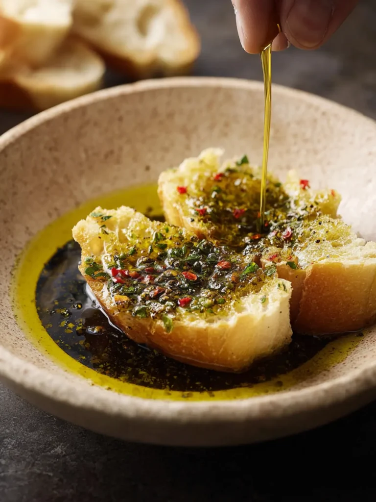 Olive Oil Bread Dip First Image