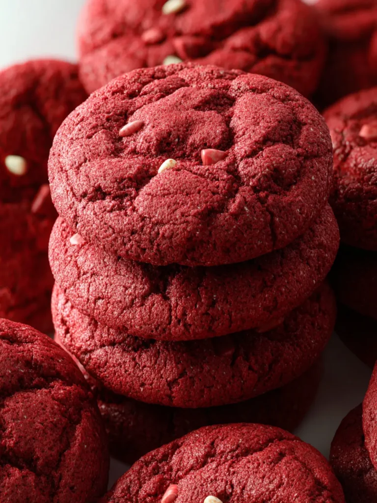 Red Velvet Cake Mix Cookies First Image