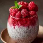Vanilla Raspberry Chia Pudding First Image