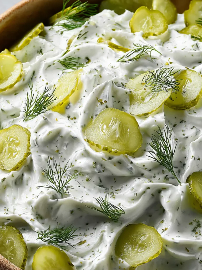 Zesty Dill Pickle Dip Recipe: A Must-Try Snack Delight First Image