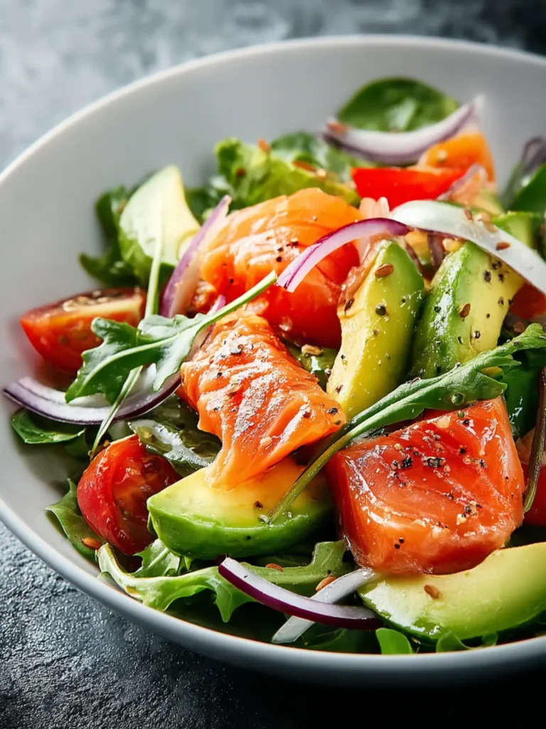 Salmon Avocado Salad First Image