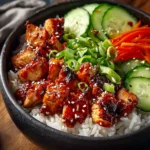 Spicy Korean BBQ Chicken Rice Bowl: A Flavor Explosion Awaits First Image