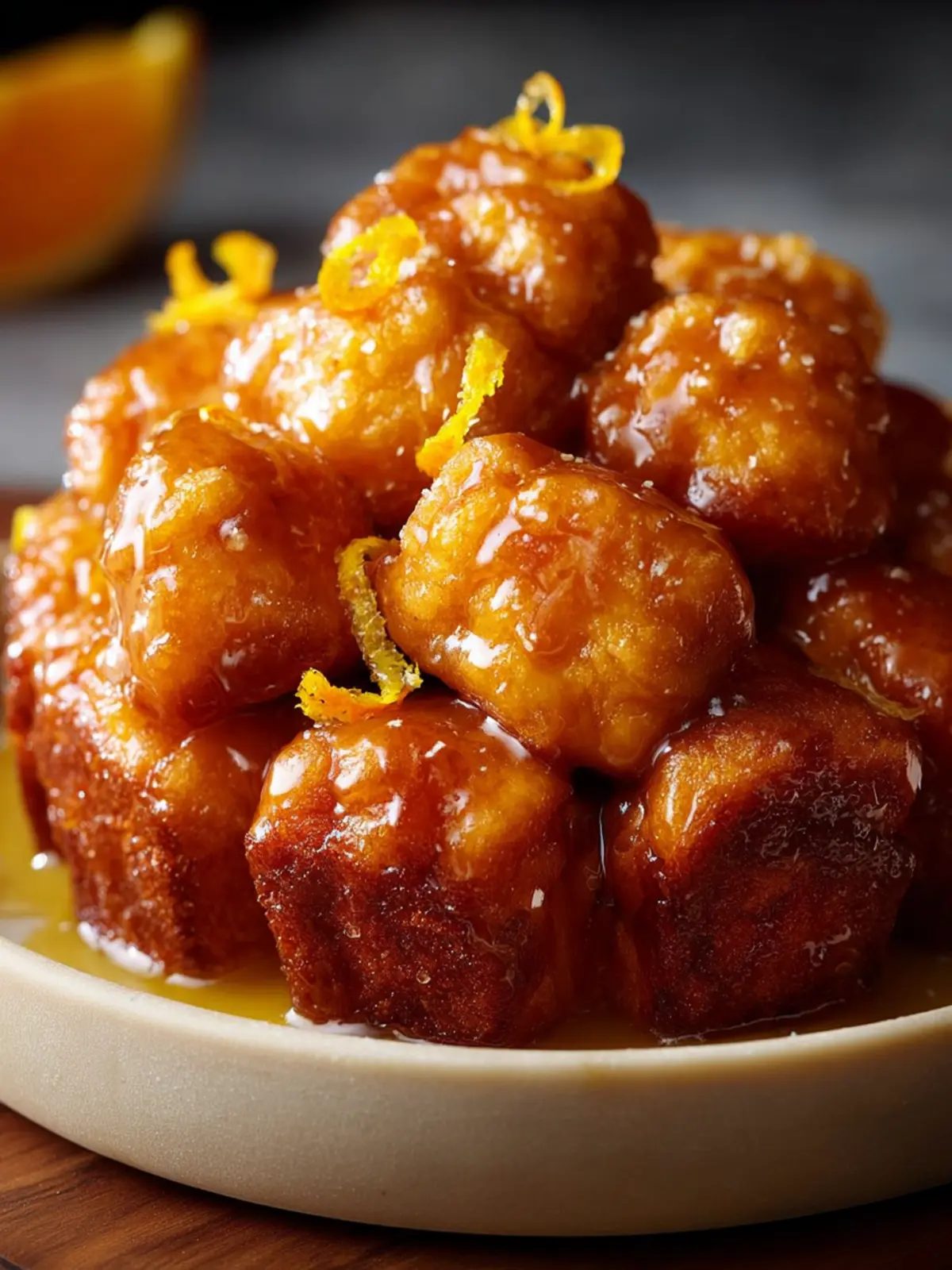 Orange Monkey Bread: A Bright, Citrus-Glazed Pull-Apart Classic First Image