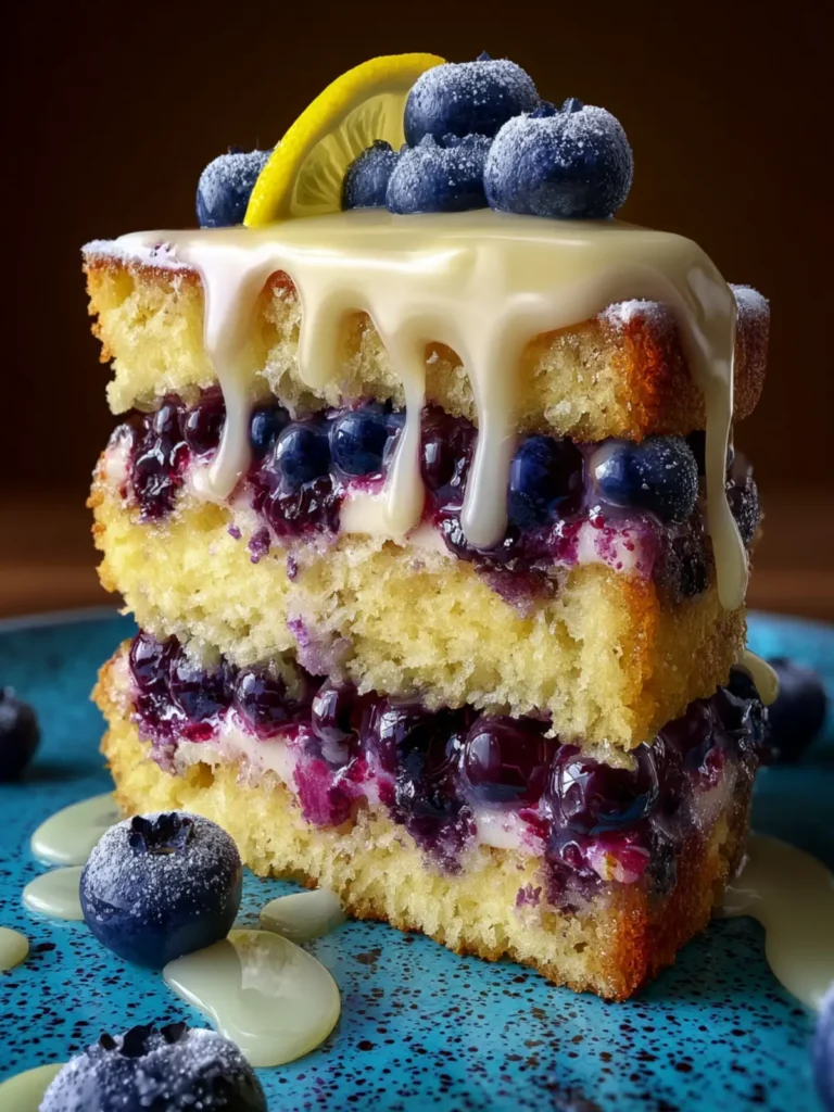 Blueberry Lemon Curd Cake First Image