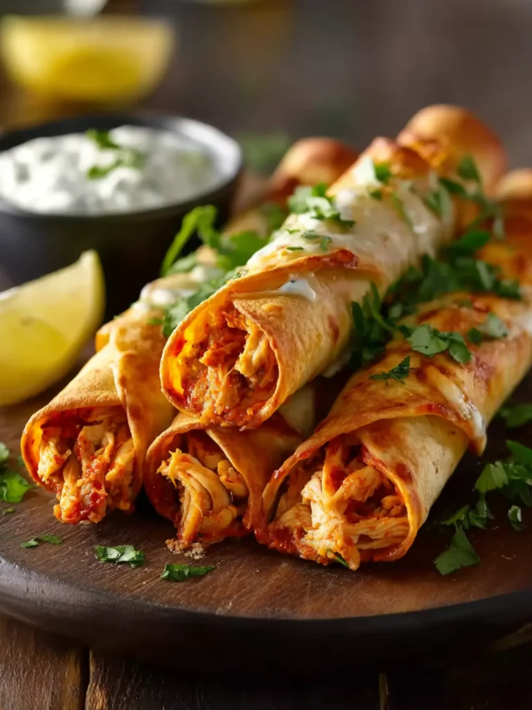 Buffalo Chicken Taquitos First Image