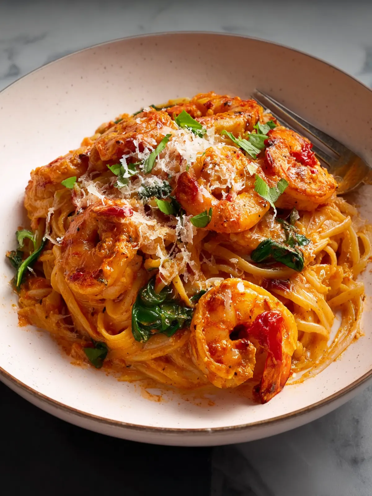 Calabrian Chili Shrimp Pasta First Image