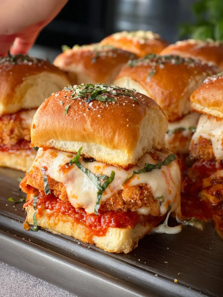 Chicken Parmesan Sliders First Image