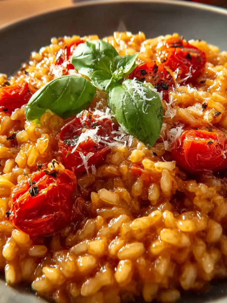 Creamy Slow-Cooked Italian Tomato Risotto First Image