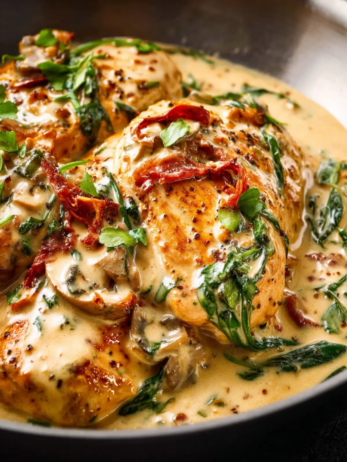 Creamy Tuscan Chicken First Image