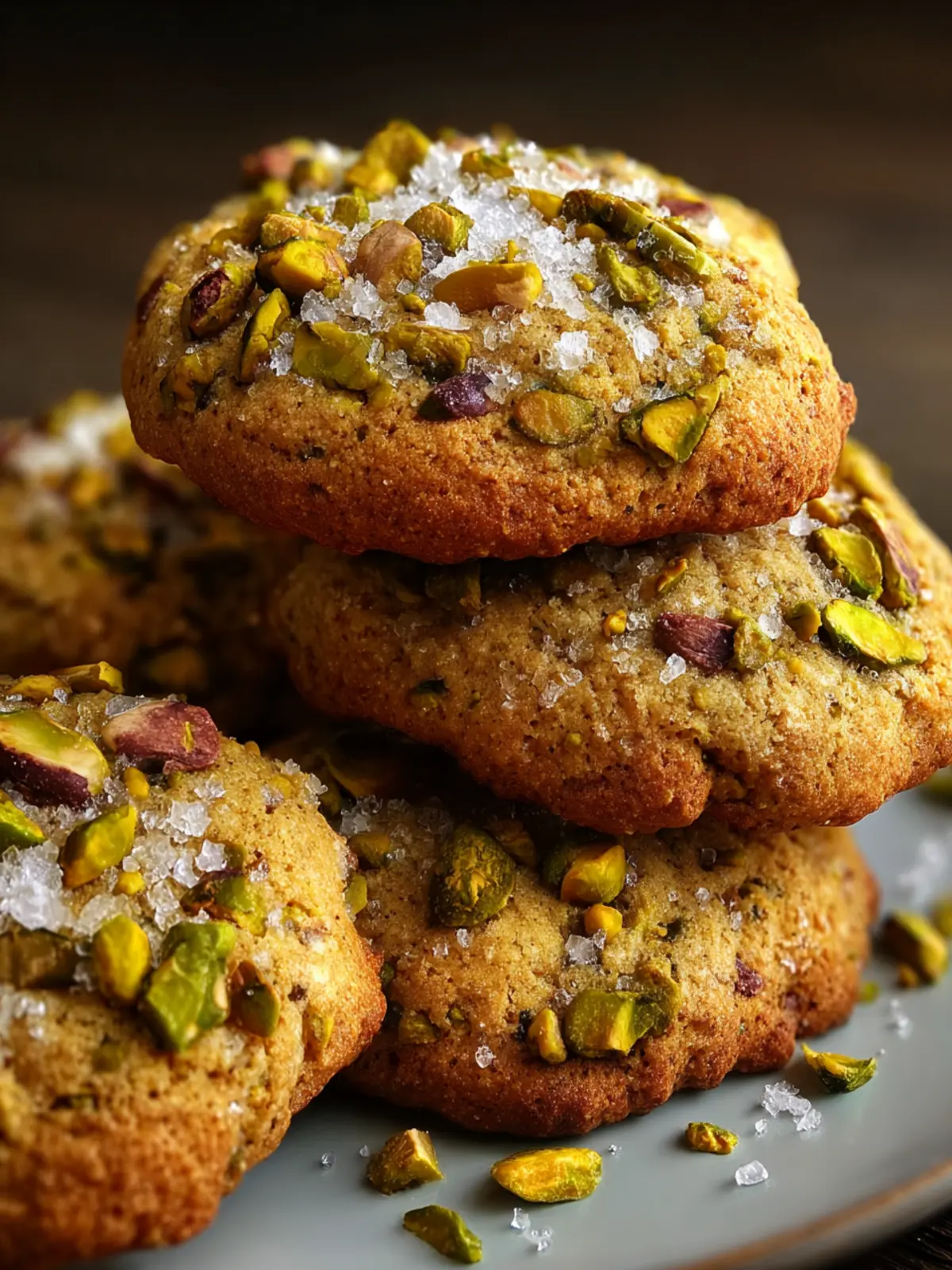 Salted Honey Pistachio Cookies First Image