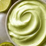 5 Minute Avocado Lime Crema Sauce Recipe with Yogurt First Image