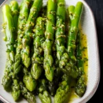 Barely Cooked Asparagus with Lemon Mustard Vinaigrette First Image
