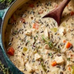Creamy Chicken Wild Rice Soup (Panera Copycat) First Image