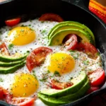 Egg Skillet with Avocado and Tomatoes First Image