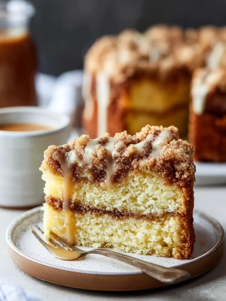 Irresistible Sour Cream Coffee Cake Recipe for Cozy Afternoons First Image