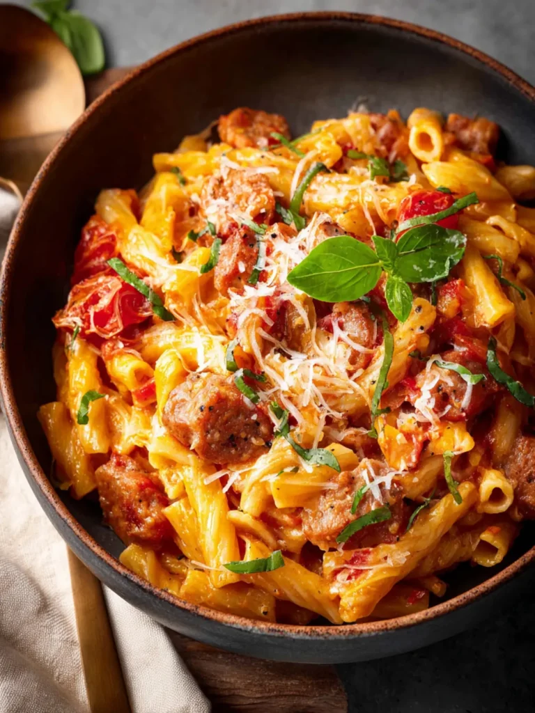 Italian Sausage Pasta First Image