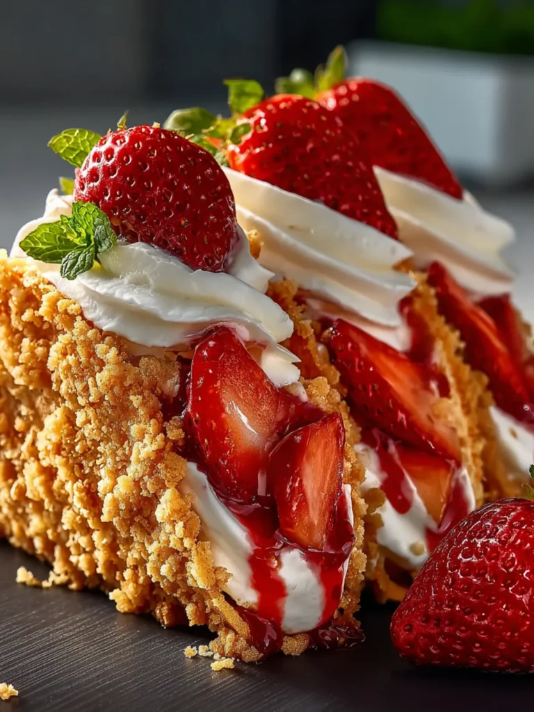 Strawberry Crunch Cheesecake Tacos First Image