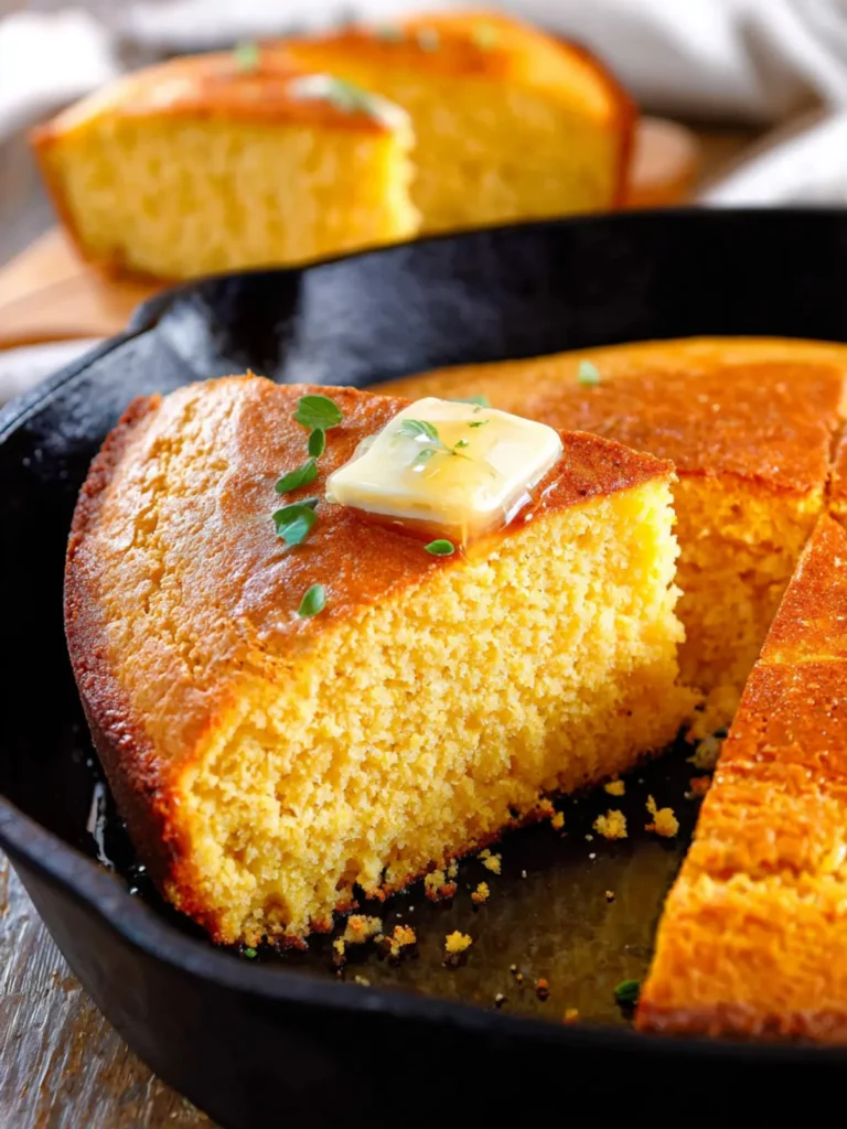 cast iron skillet cornbread First Image