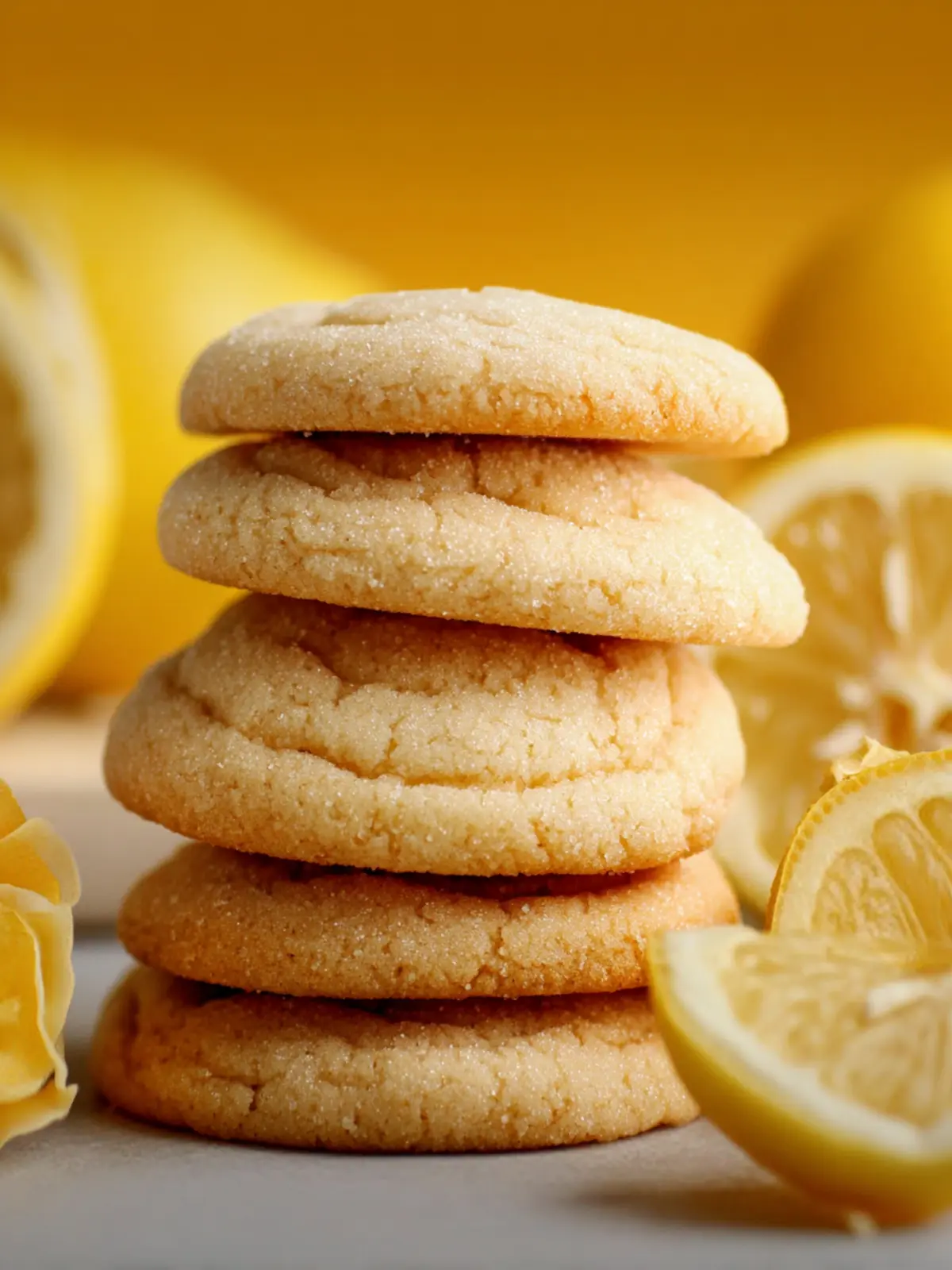 Chewy Lemon Sugar Cookies First Image