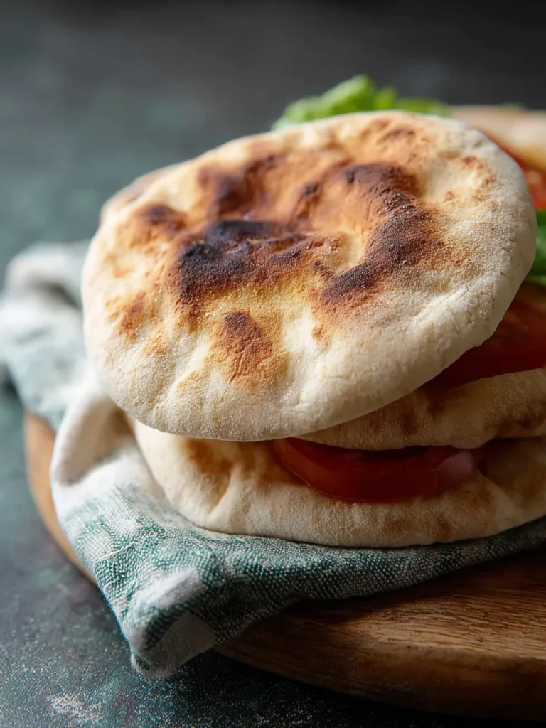Homemade Pita Bread Recipe First Image