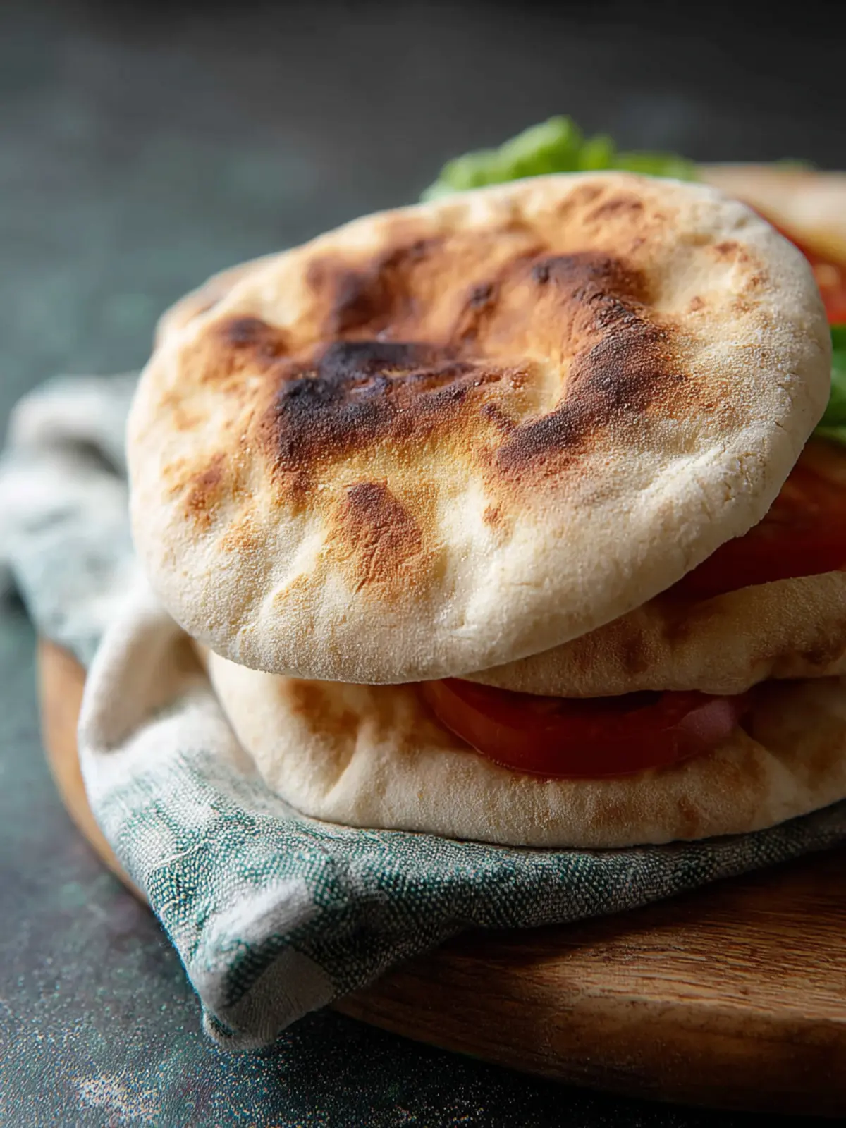 Homemade Pita Bread Recipe First Image